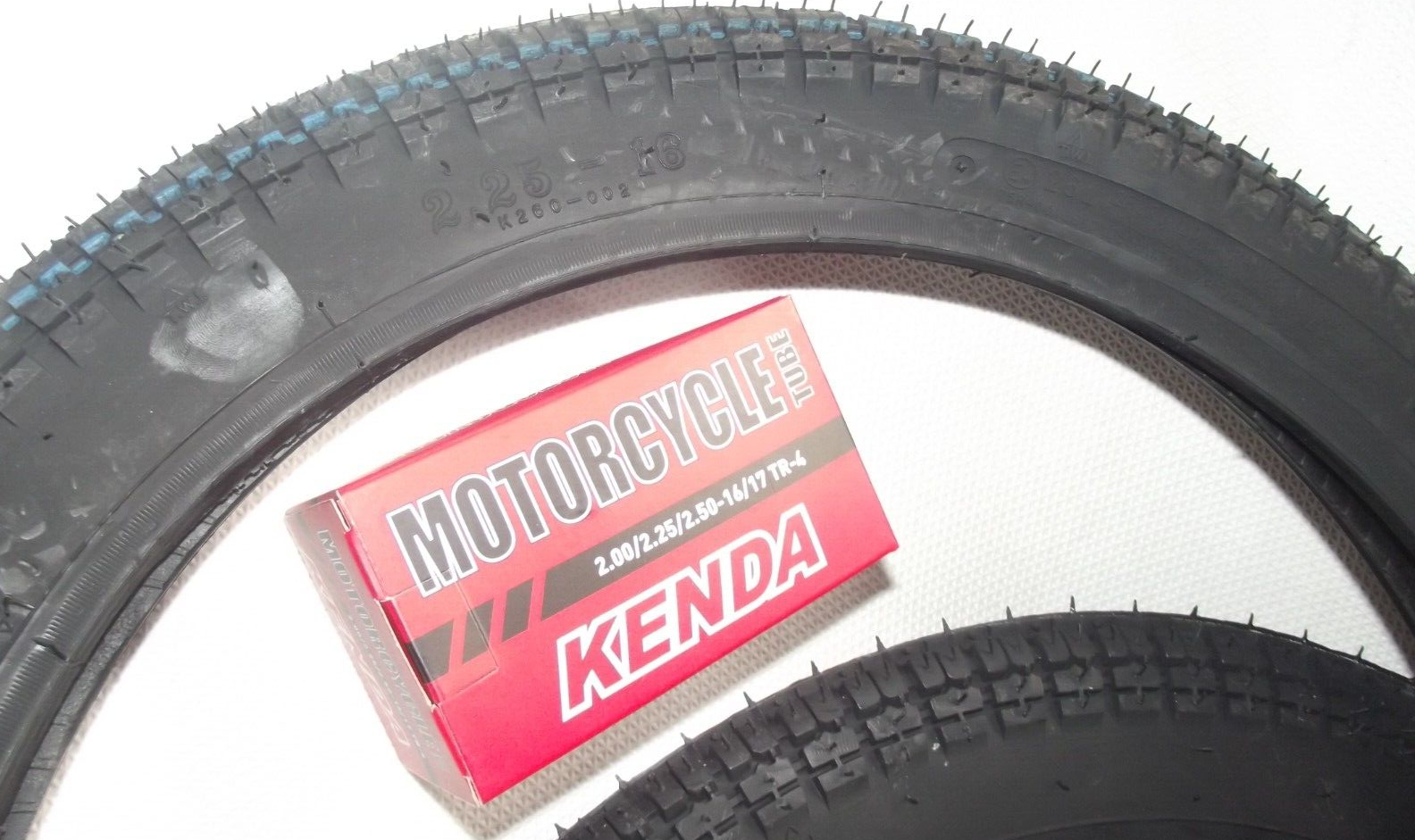 ○  Kenda Moped Mofa 2 Reifen mit 2 felgenband 2 Schlauch Set 2 1/4 - 16  20X2,25