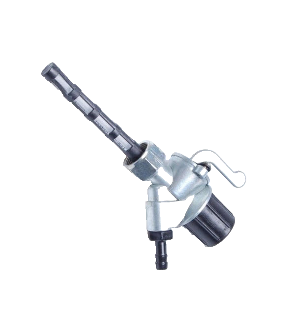 Benzinhahn Kraftstoffhahn schräg mit Wassersack für Simson S50 S51 SR1 SR2