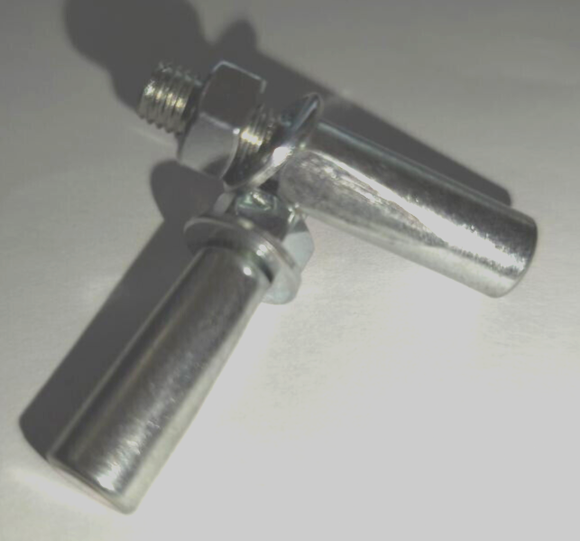 2x Pedalkeil Pedale Keil HERCULES PRIMA 4 5  Ø 9,3mm länge 42mm gewindelä.  14mm