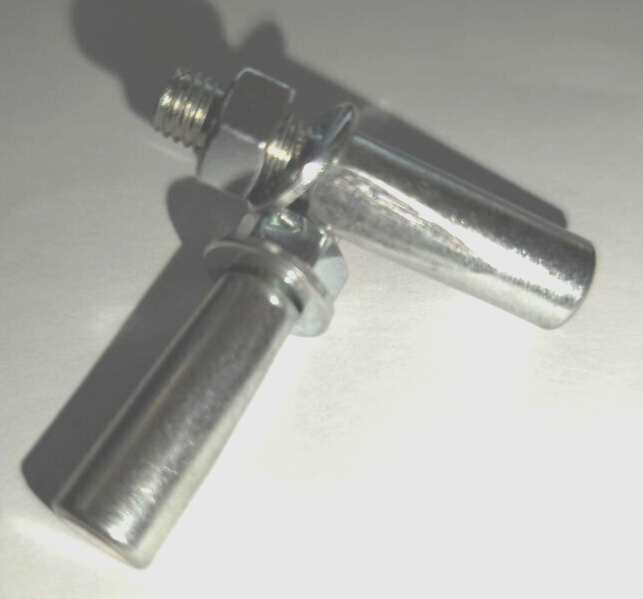 2x Pedalkeil Pedale Keil mofa moped oldtimer Ø 9,0mm länge 41mm gewindelä.  18mm