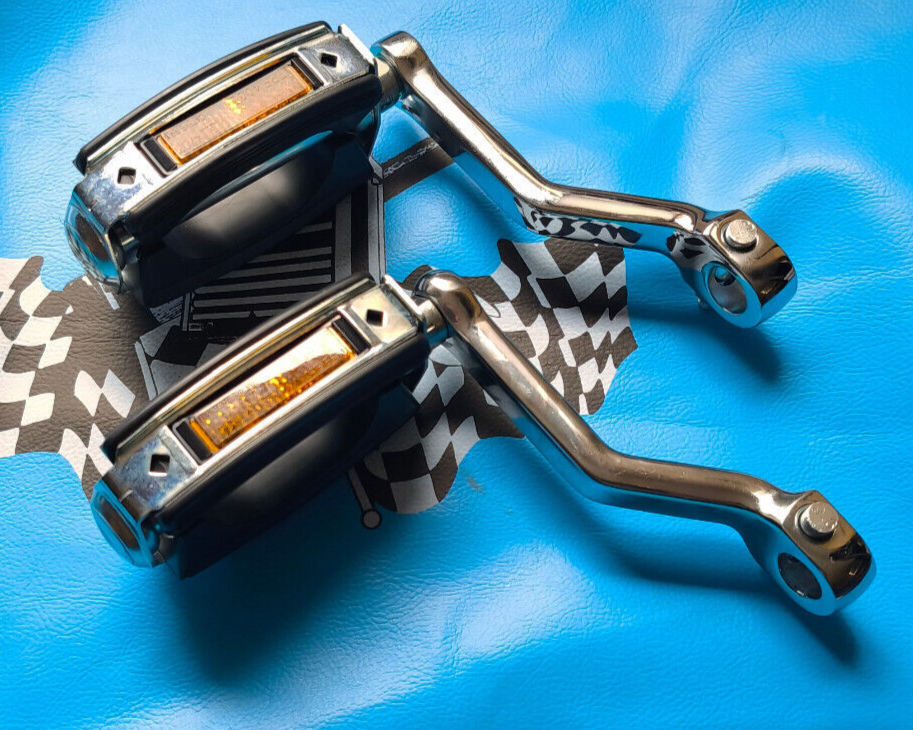 Pedale Paar RMS inkl. chrom Tretkurbeln Piaggio Vespa Ciao PX Bravo boxer  Mofa