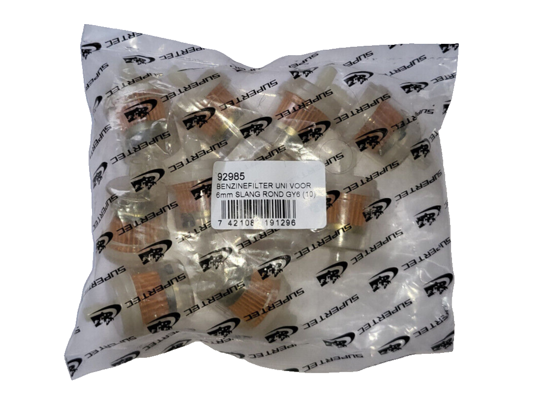 10x Benzinfilter Sprit Kraftstofffilter 6-7mm mofa Auto PKW Motorrad Roller Quad