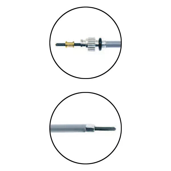 Tachowelle grau - RMS für Piaggio Vespa Ciao mofa serie A L SC