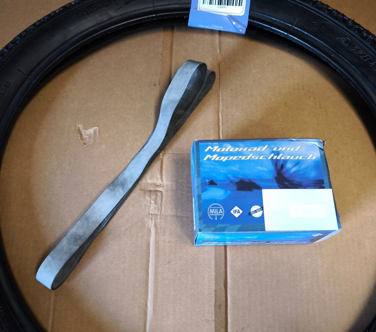 Reifen SET AWINA F872 2.50-19 2PR 40N TT 19" Moped Alltagsreifen Regenreifen