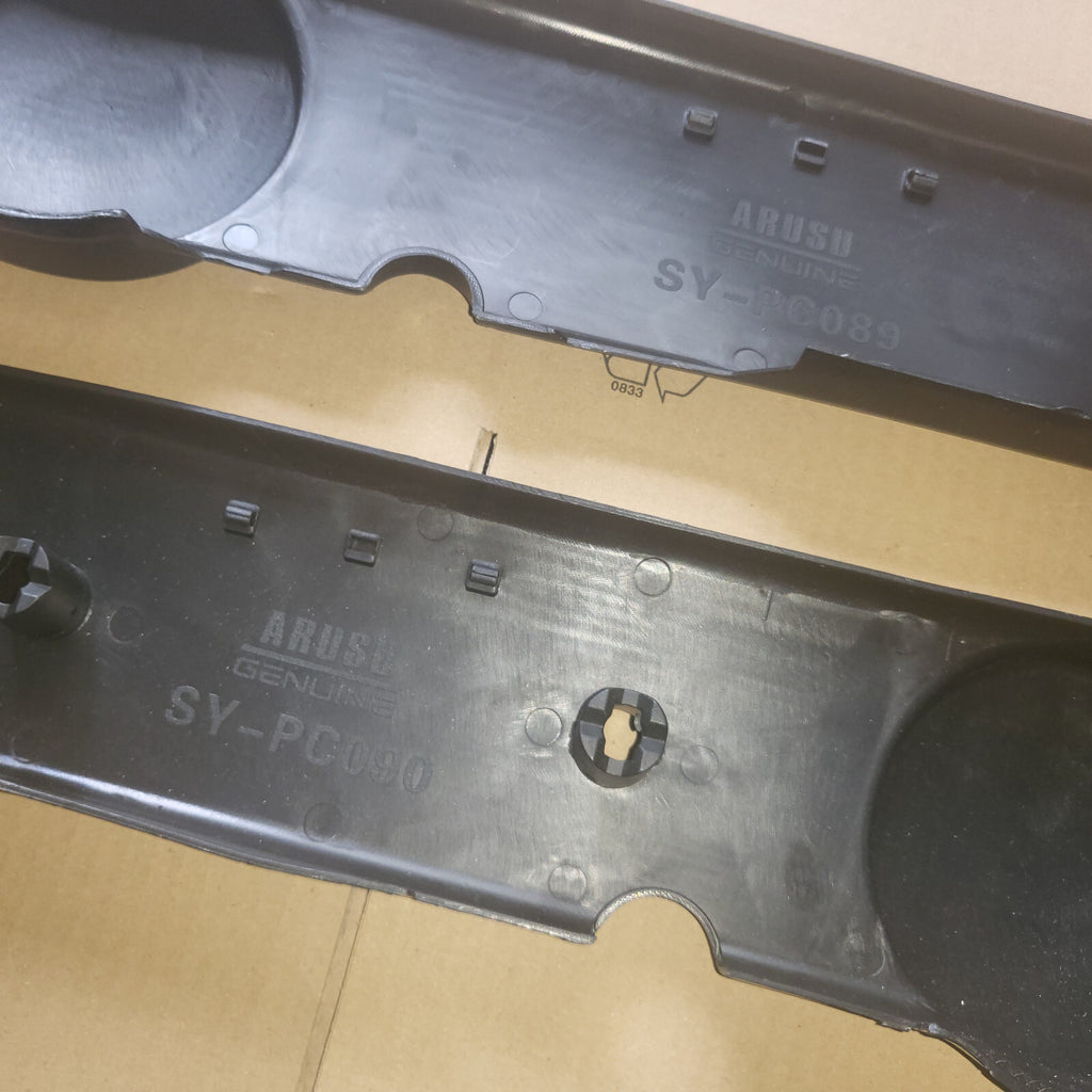 Motorverkleidung Seiten Verkleidung Deckel Schwarz für Piaggio Vespa Ciao PX