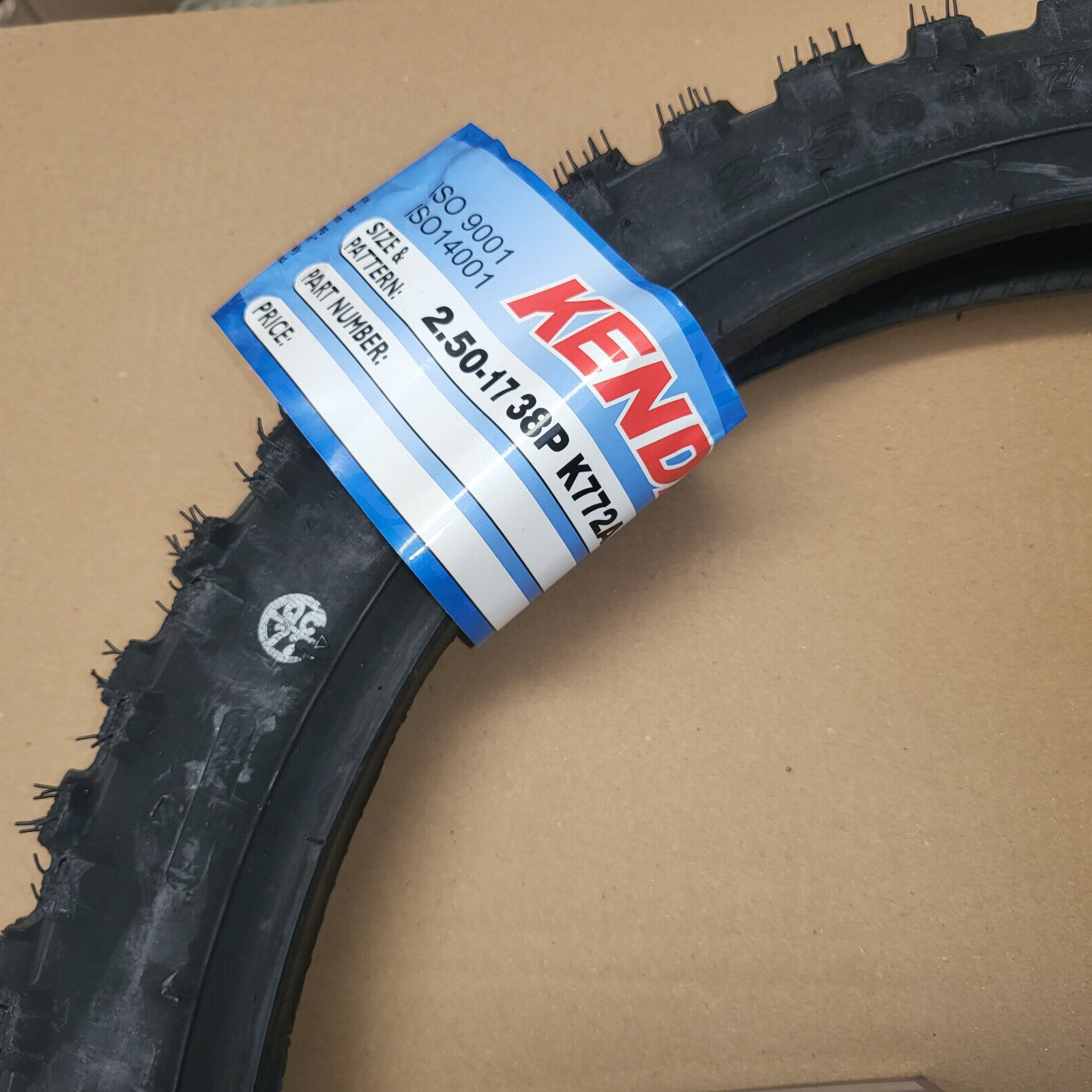 Cross Enduro Reifen Satz 2.50 x 17 Zoll 2 1/2 x 17 für Mofa Moped Optima Flory