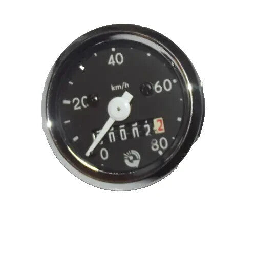 Tacho schwarz Hercules Mofa Prima M 2 3 4 5 und Optima Moped Tachometer 80km/h