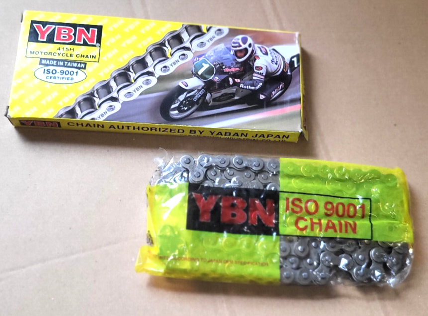 ☺ Mofa Kette YBN ISO 9001 Teilung 415 x 122 Sachs Moped Hercules Prima M 2 3 4 5