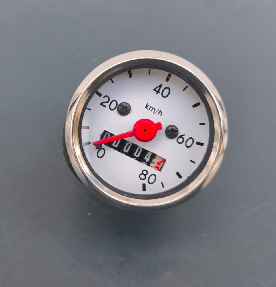 Tacho ø48 (80 km/h) + Tachowelle 850 mm + Halterung + Tachohülle für Simson S50