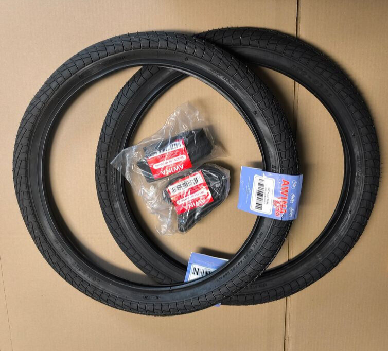Fahrradreifen AWINA 20x2,125 Zoll (57-406) BMX 20 "M254 2 Reifen + 2 SCHLAUCH AV