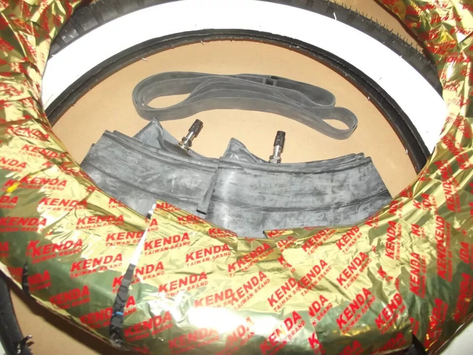 2x 2 1/4-16 31LWeißwandreifen REIFEN SET 2,25x16 Kenda Mofa Moped KENDA K252