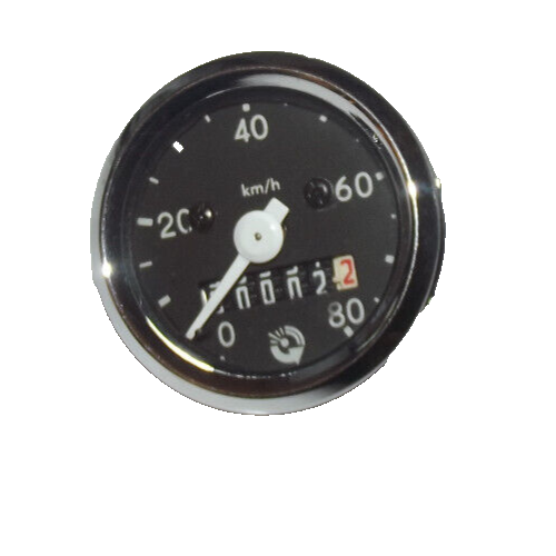 Tacho schwarz Hercules Mofa Prima M 2 3 4 5 und Optima Moped Tachometer 80km/h