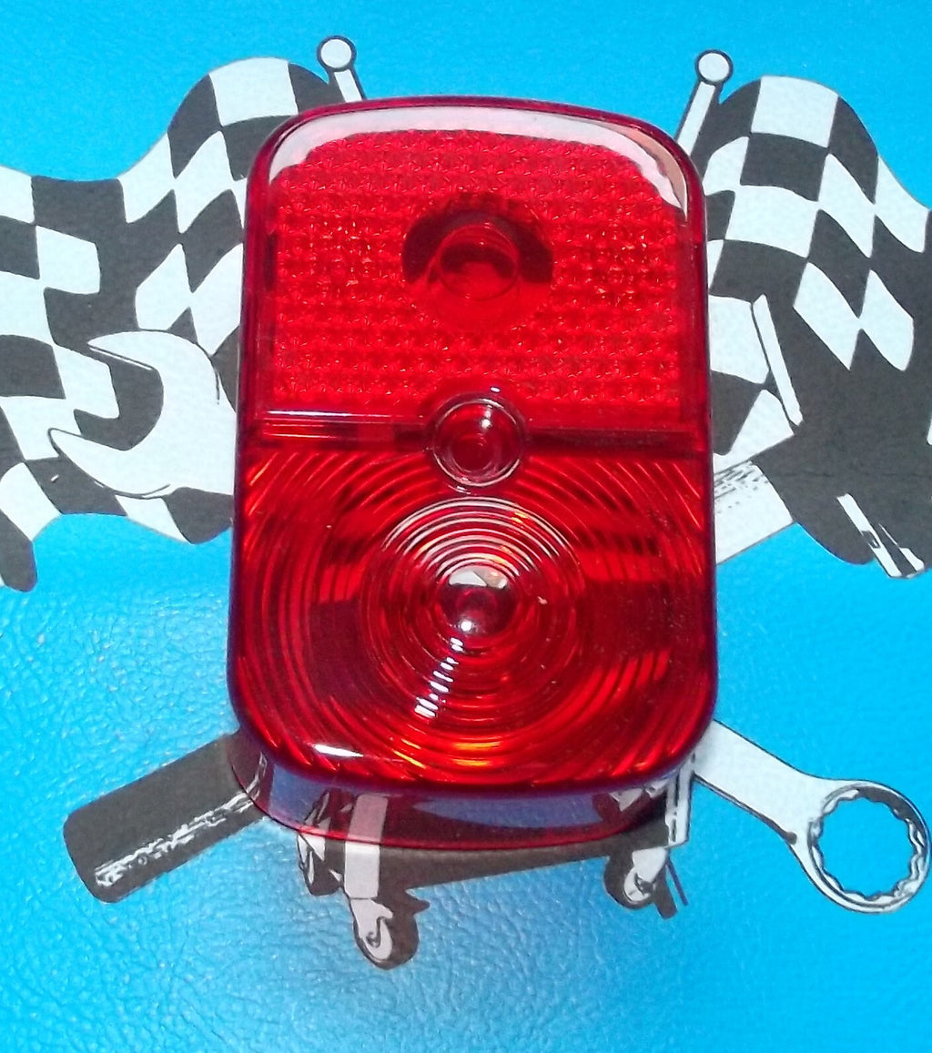 Rücklichtkappe rot, eckig für Simson KR51-1 Schwalbe Star Sperber Habicht