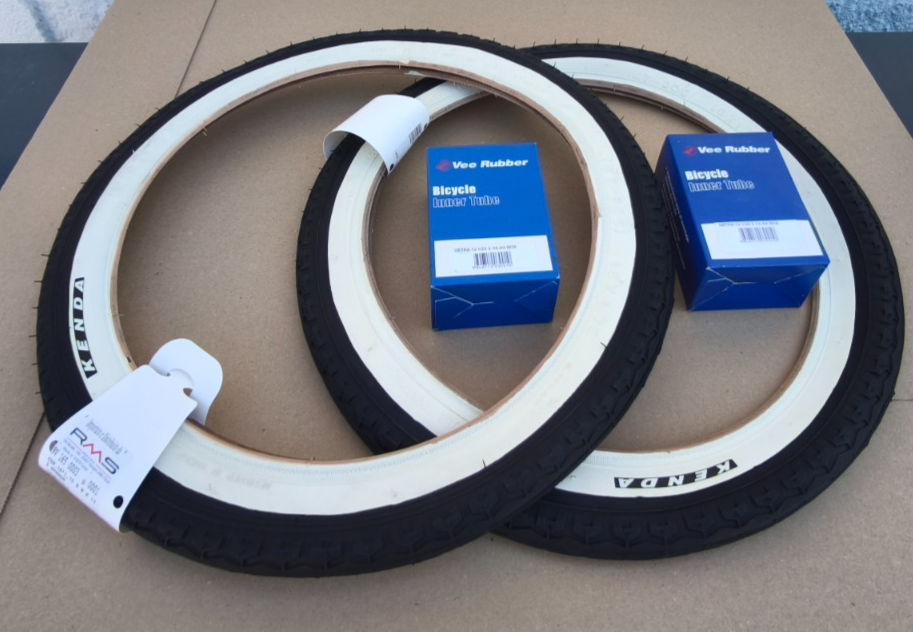 2 KENDA REIFEN 47-305 16,5-1,75 + 2 SCHLAUCH AV Kinderwagen Fahrrad ANHÄNGER