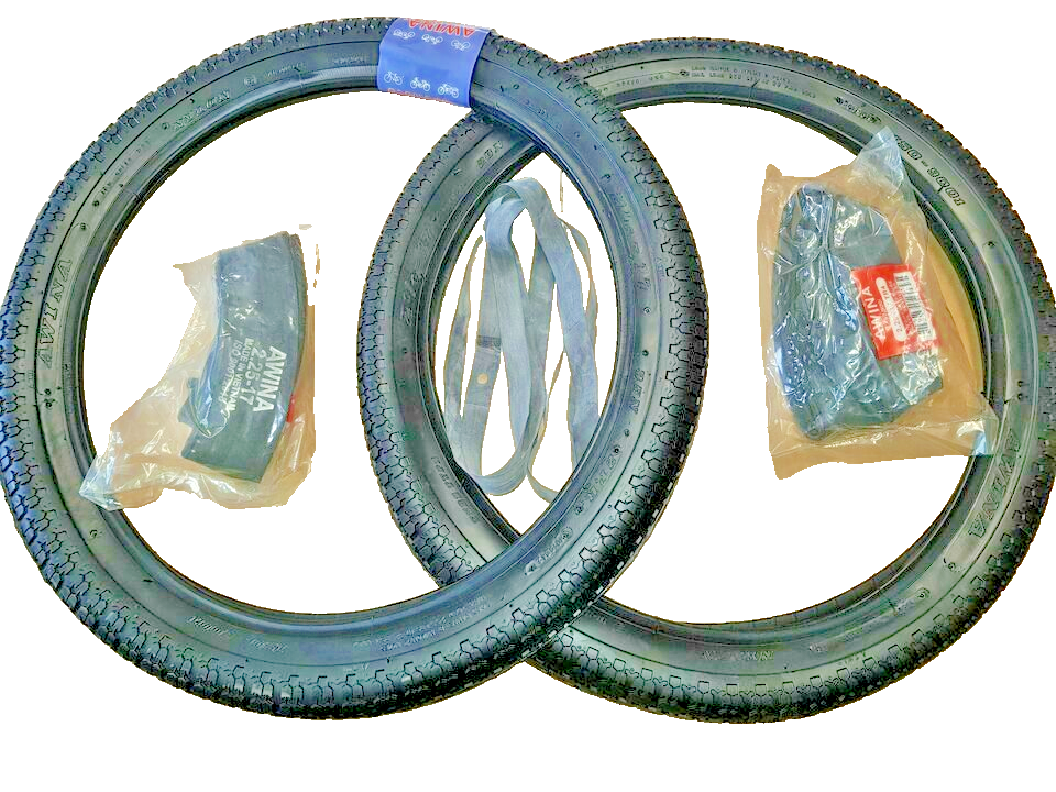 mitas Moped Mofa 2 Reifen mit 2 felgenband und 2 Schlauch Set 2 - 19  23X2