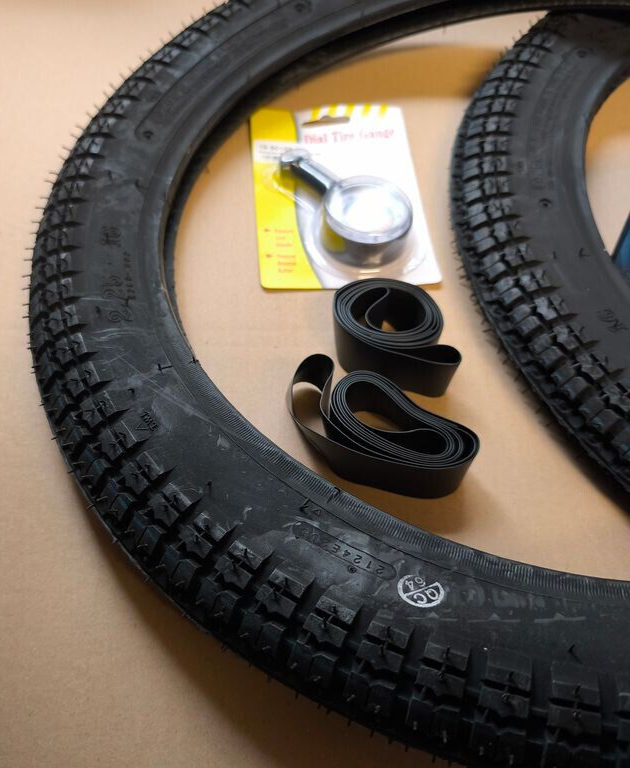 2x Reifen Kenda K260 2.25-16 (2 1/4 x 16) 26L TT + 2x Schlauch + 2x Felgenband