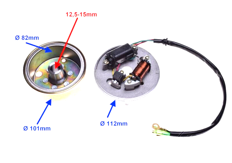 Zündung elektronisch MBK 51 / 88 magnum dakota swing salsa mofa moped roller