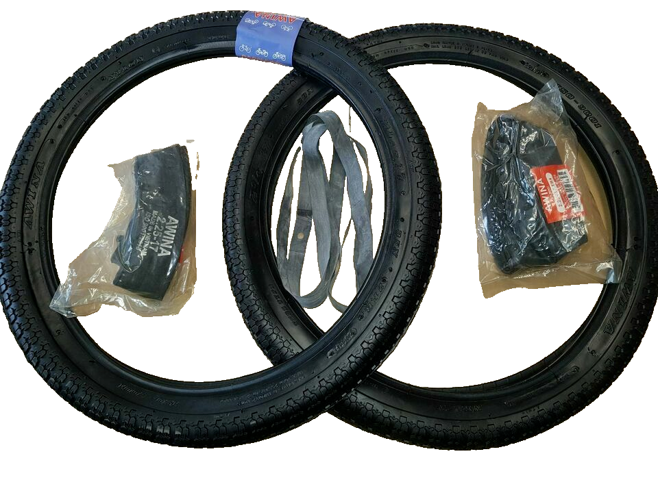  Komplettset Bereifung 20x2,25 Fahrrad / Moped Anhänger MKH DDR Metallkombinat 