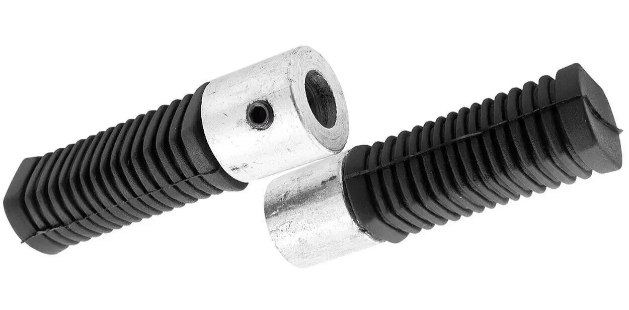 Fußrasten Paar Piaggio Vespa Ciao Bravo Mofa Moped Pedalwelle Pedal Satz 018