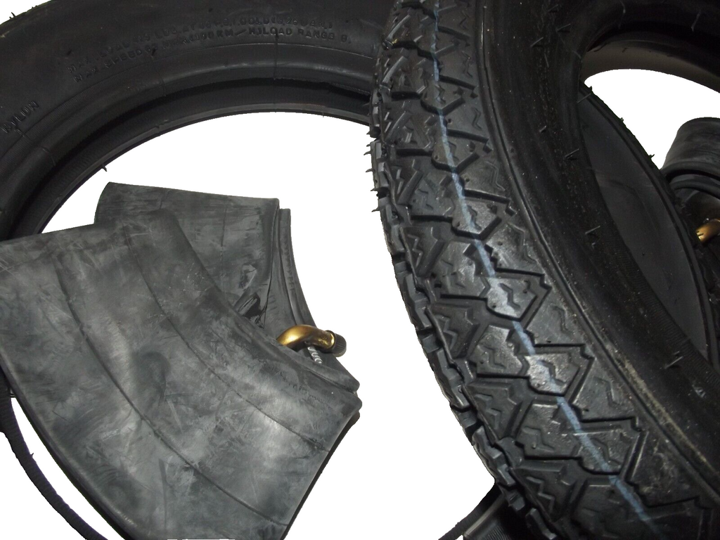 •2x Reifen + Schlauch Satz 3.50 - 10 Zoll für Piaggio Vespa PX 80-200 Honda LEAD