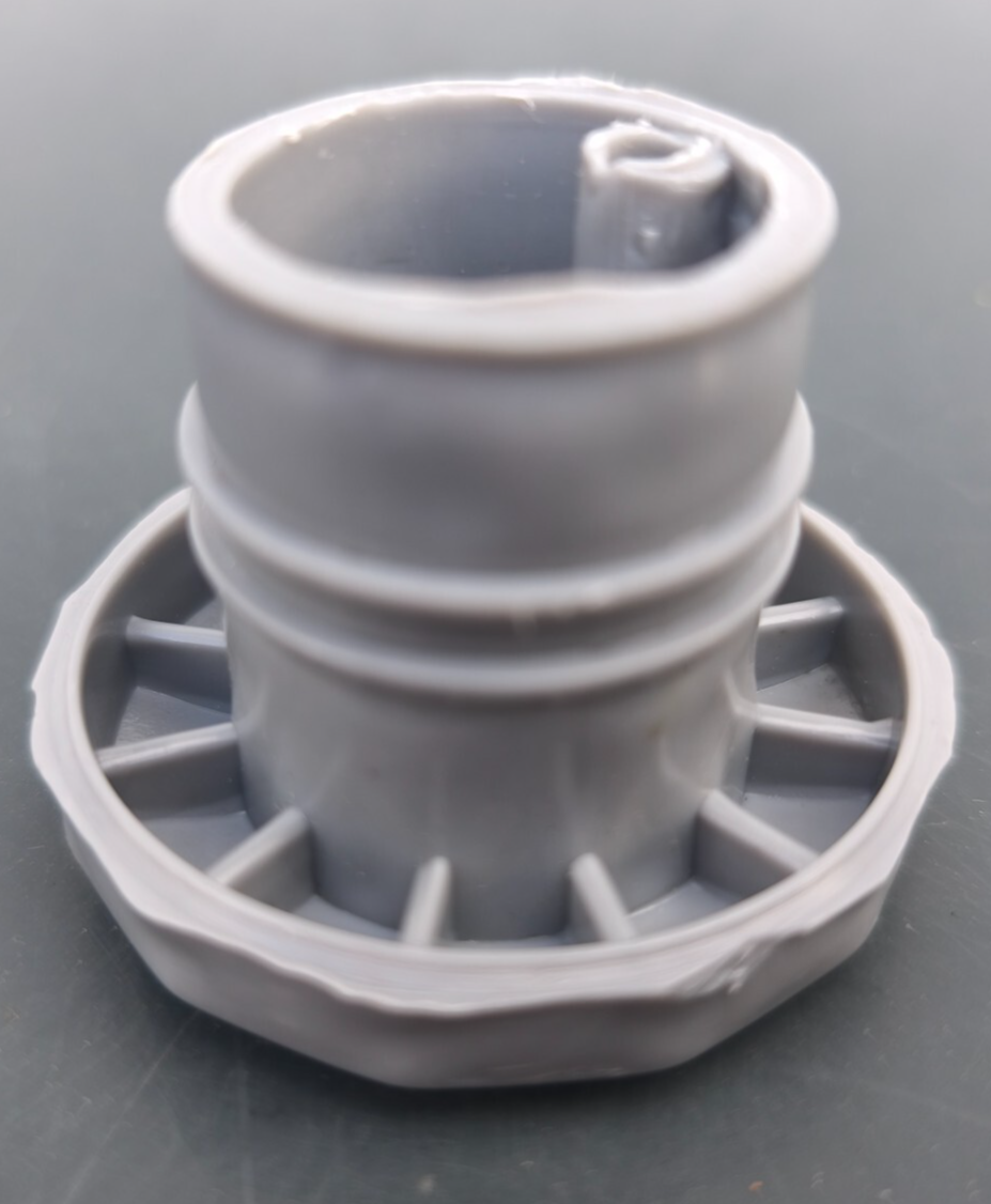 MOFA CLASSIC Tankdeckel Puch Maxi N S GRAU mit Emblem Kunststoff MOFA MOPED 🏪05