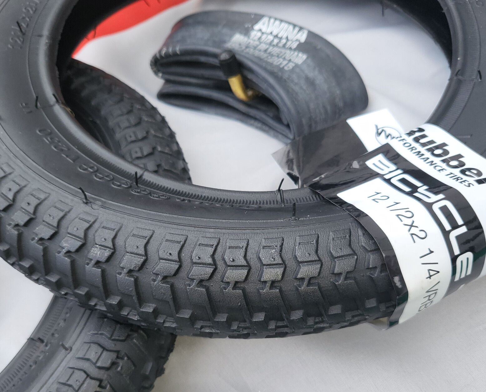 VEERUBBER 1X Reifen Schlauch 12"  Kinderwagen Kínderrad  12 1/2 x 2 1/4 (62-203)