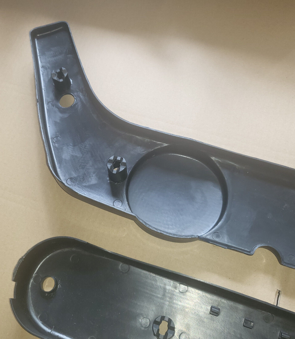 Motorverkleidung Seiten Verkleidung Deckel Schwarz für Piaggio Vespa Ciao PX