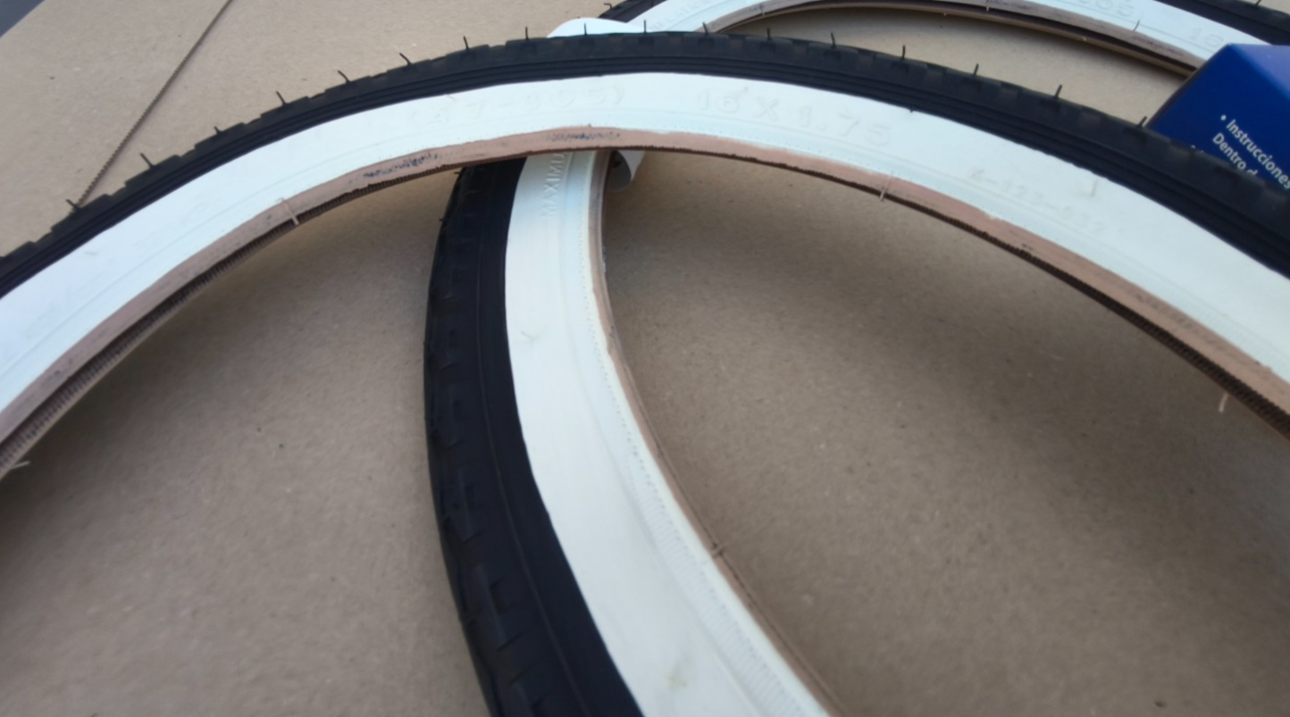 2 KENDA REIFEN 47-305 16,5-1,75 + 2 SCHLAUCH AV Kinderwagen Fahrrad ANHÄNGER