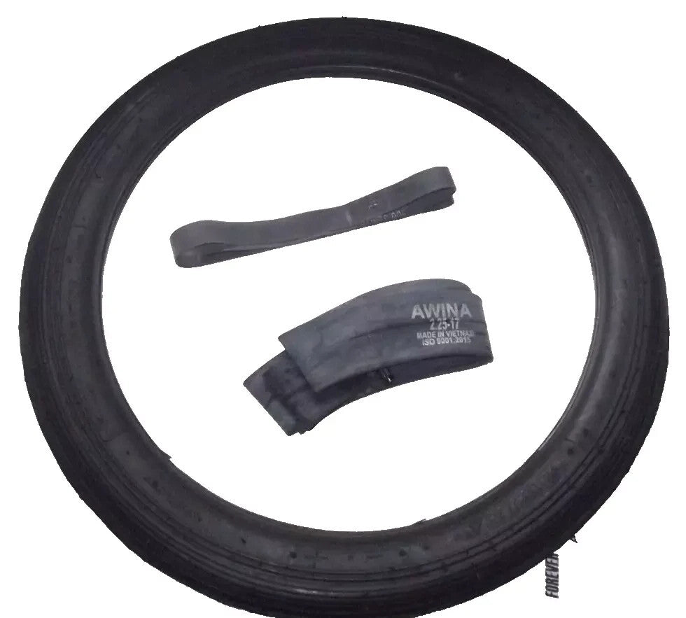 awina oldtimer rillen reifen mofa moped mokick 2.25-17 35 N mit schlauch/band
