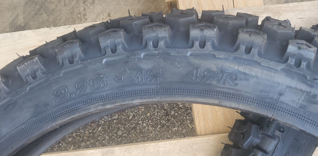 Cross Reifen SET MIT SCHLAUCH 2.75 x 17 Zoll 2 3/4 x 17 Mofa Moped mokick enduro