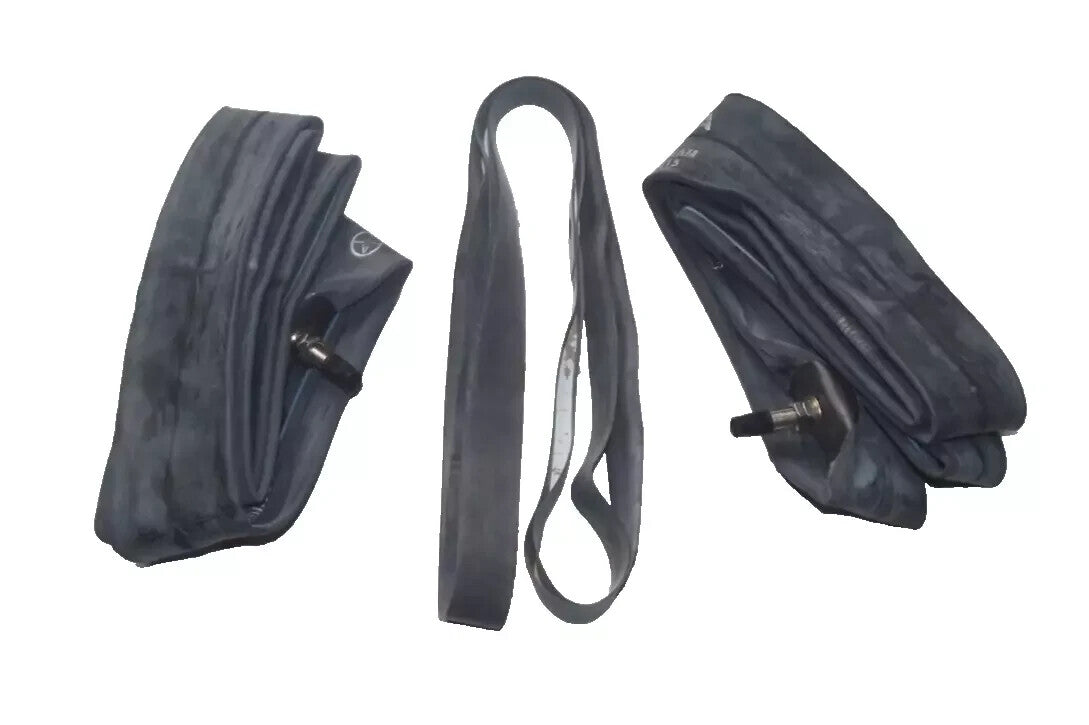 2x Schlauch 2x Felgenband pas f Simson S51 S50 KR51 Star Schwalbe S53 70 Satz