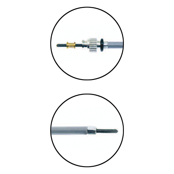 Tachowelle grau - RMS für Piaggio Vespa Ciao mofa serie A L SC