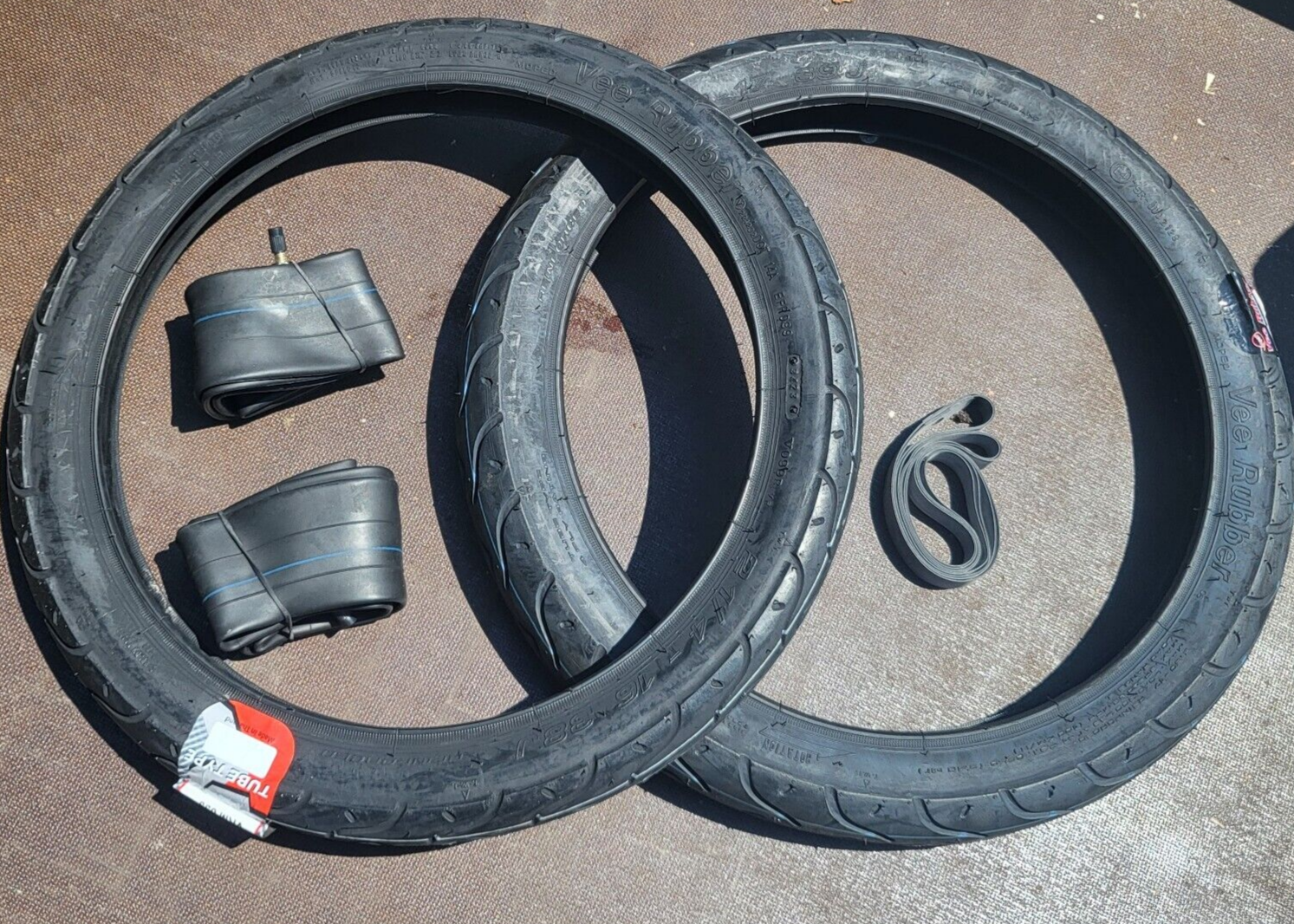 VEERUBBER VRM099 RACE  Moped Mofa Reifen Schlauch Set  2 1/4x16  38J  2 1/4 - 16