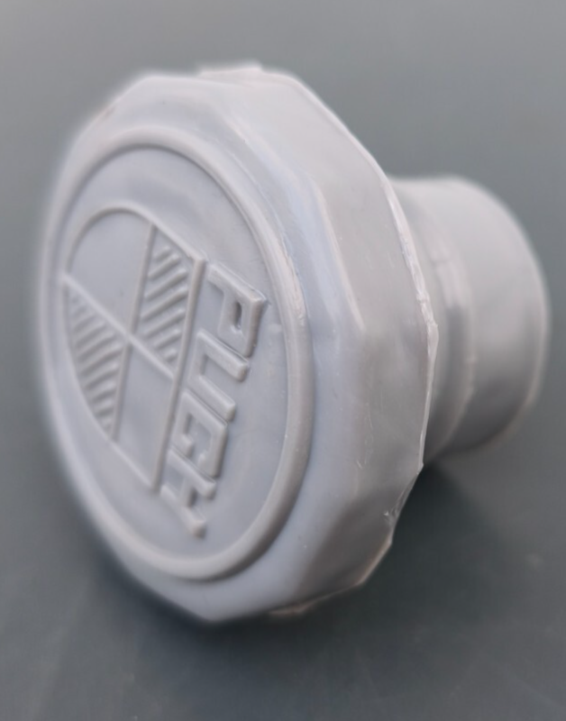 MOFA CLASSIC Tankdeckel Puch Maxi N S GRAU mit Emblem Kunststoff MOFA MOPED 🏪05