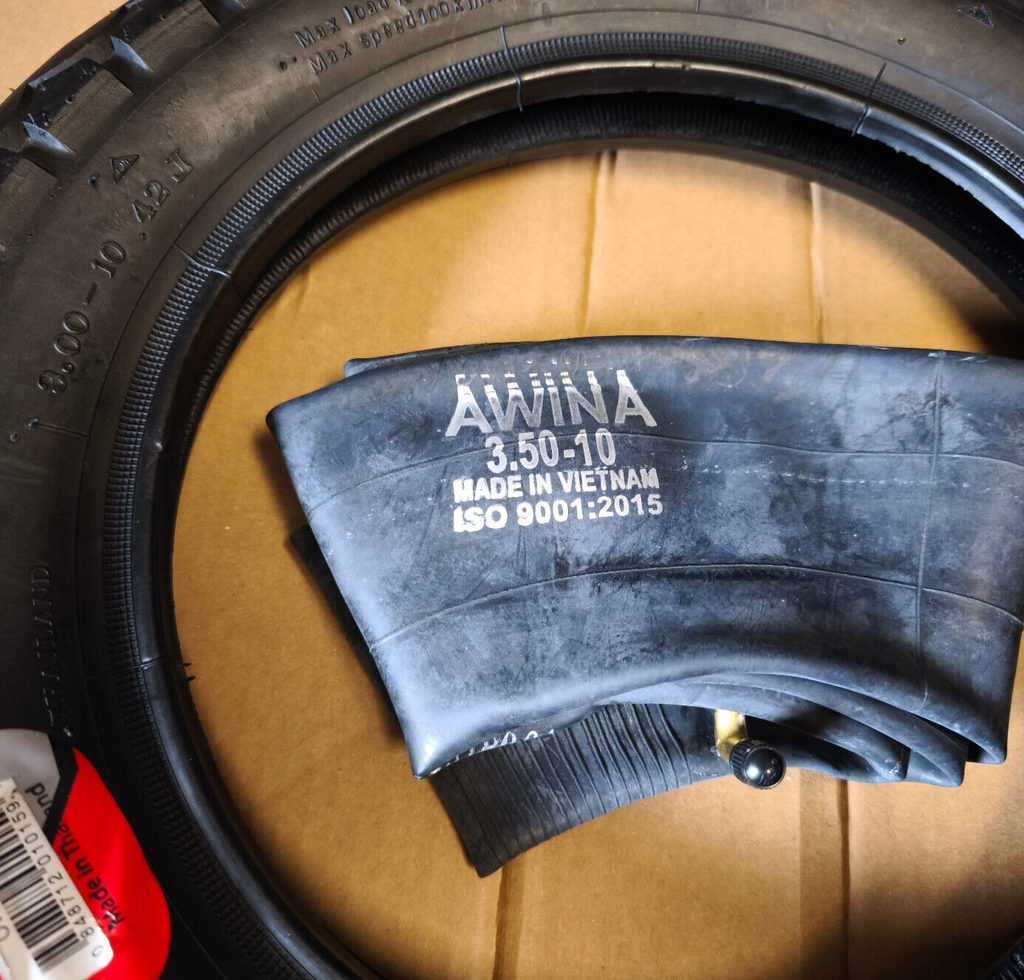 Reifen Schlauch Set 1x VeeRubber 2 teile VRM081 3.00-10 42J Vespa 50 S N PK V