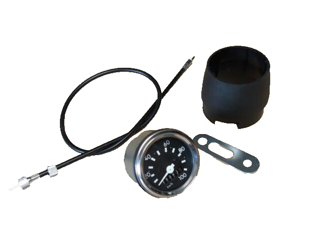 Tachometer 100 km/h + Tachohülle ø60mm + welle + halter FÜR Simson S50 S51
