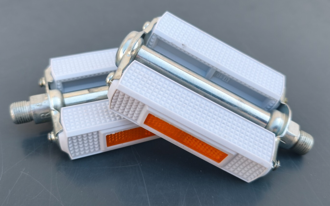 UNION PEDAL WEISS FAHRRAD 9/16" MOPED PEUGEOT SOLEX CIAO MOFA PUCH OLDTIMER 🏪02