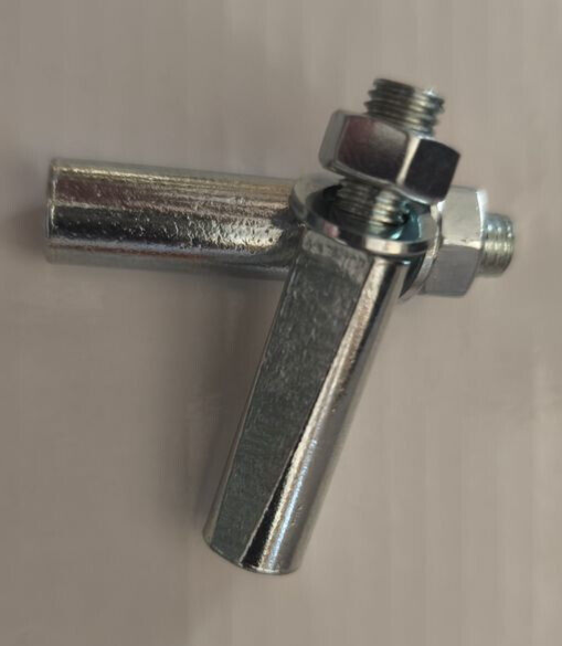 2xPedalkeil Pedale Keil mofa moped oldtimer Ø 10mm länge 45mm gewinde länge 14mm