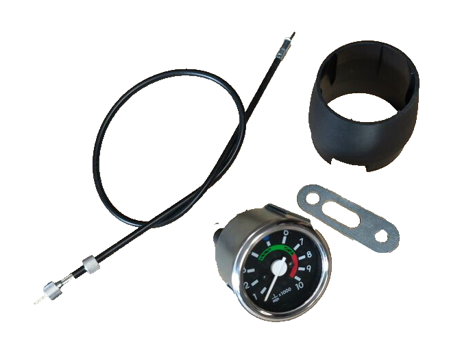 DREHZAHLMESSER  + Tachohülle ø60mm + welle + halter passt Simson S50 S51