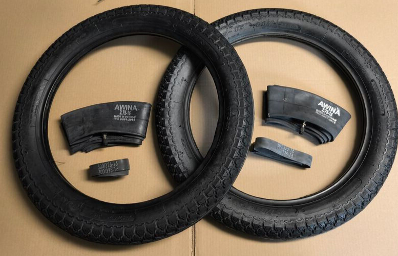 AWINA 2xSET Straße 41N  Reifen MOPED MOFA MOKICK ROLLER 2 3/4-16 2,75-16 140km/h