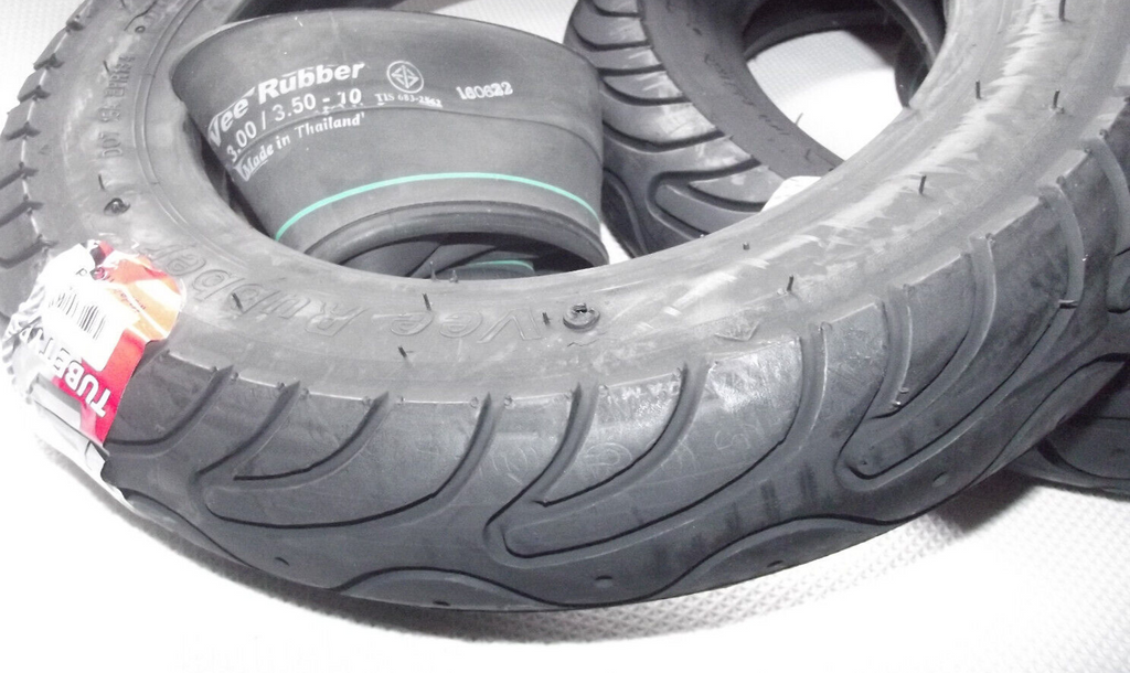 Set 2x Reifen x2 Schläuche Vee Rubber VRM 134  Vespa V50 PK50 XL XL2 3.00-10