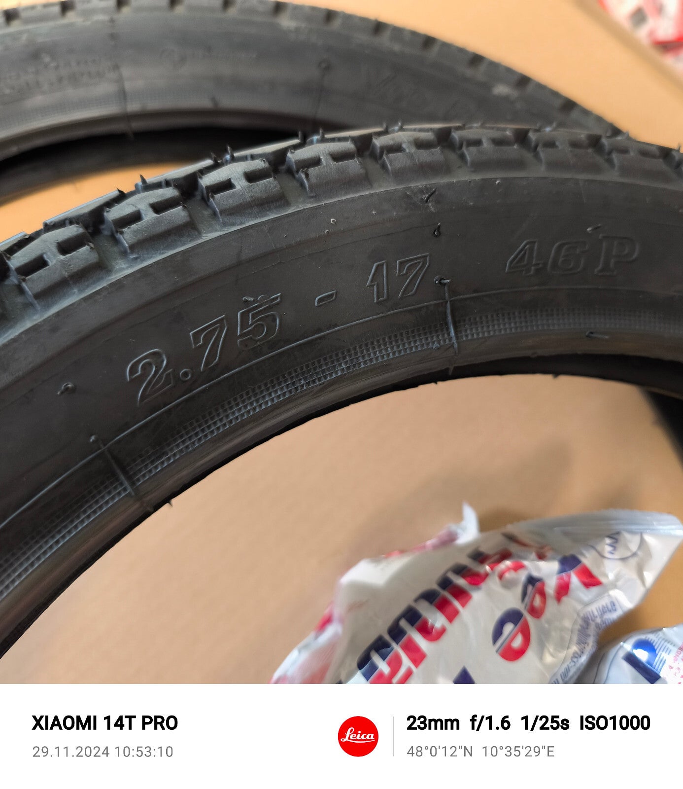 Reifenset Reifen VEE RUBBER VRM 15 2,75-17 46 P Schlauch Moped Zündapp Hercules