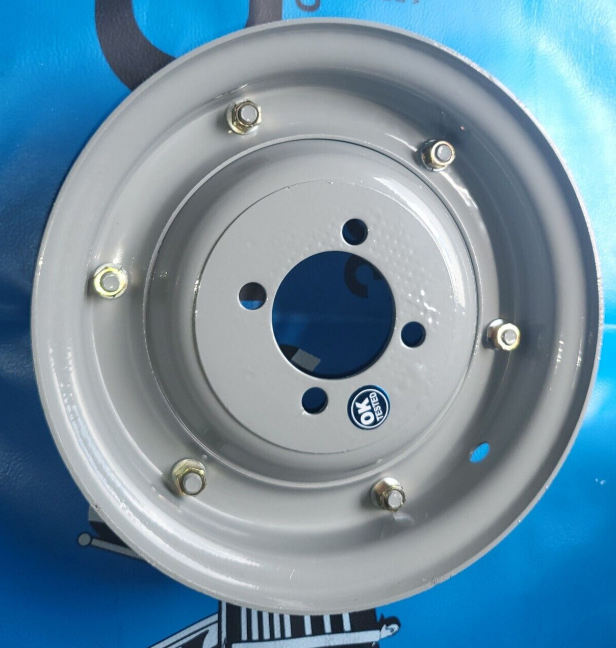 Felge RMS ITALY grau Sahl 2.10-8 Zoll für Vespa Classic Wideframe und Largeframe