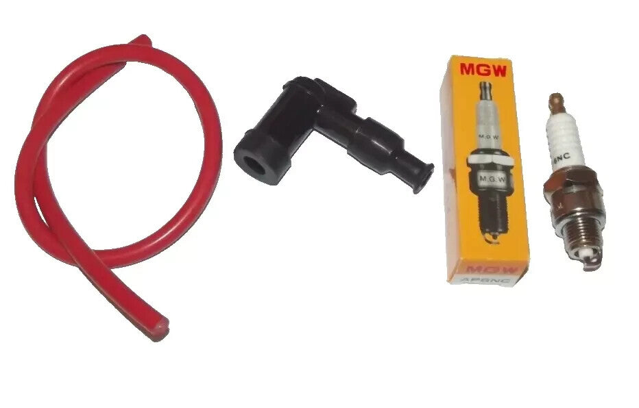 Zündkerzenstecker mit Zündkabel und Zündkerze für Hercules Prima 2 3 4 5 Mofa