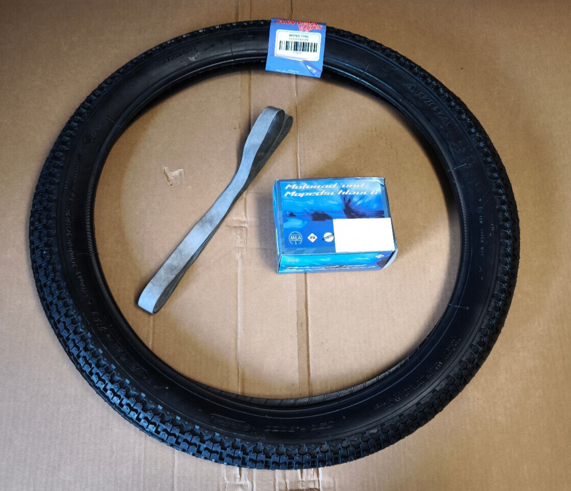 Reifen SET   F872 2.50-19 2PR 40N TT 19 " Moped Alltagsreifen Regenreifen