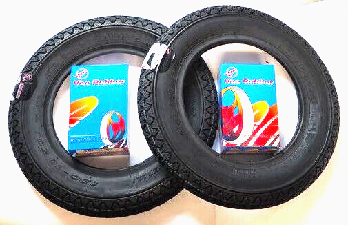 2x Reifen 3.00-10 + Schlauch VEE RUBBER kompatibel für Piaggio Vespa PK, XL, ET3