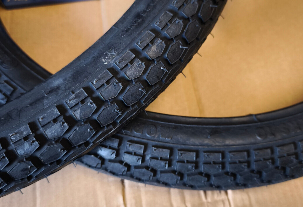 MOPED Reifen SET MIT BAND SCHLAUCH 2.00-19 Zoll 2 x 19 alt 23 x 2.00 Conti KKS10