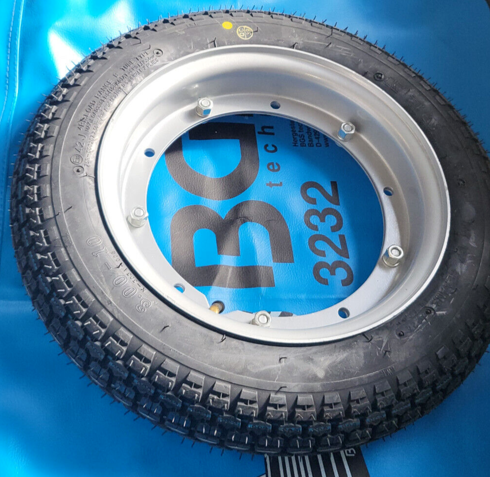 Komplettrad mit KENDA Reifen auf Felge Vespa 3,00x10 Vespa 50 – 125 Primaver