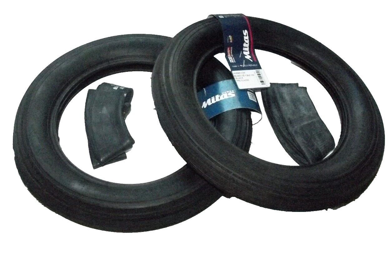 2x Fahrradreifen mitas V20 12 Zoll Reifen 12.5x2.25 62-203 inkl. 2x Schlauch AV