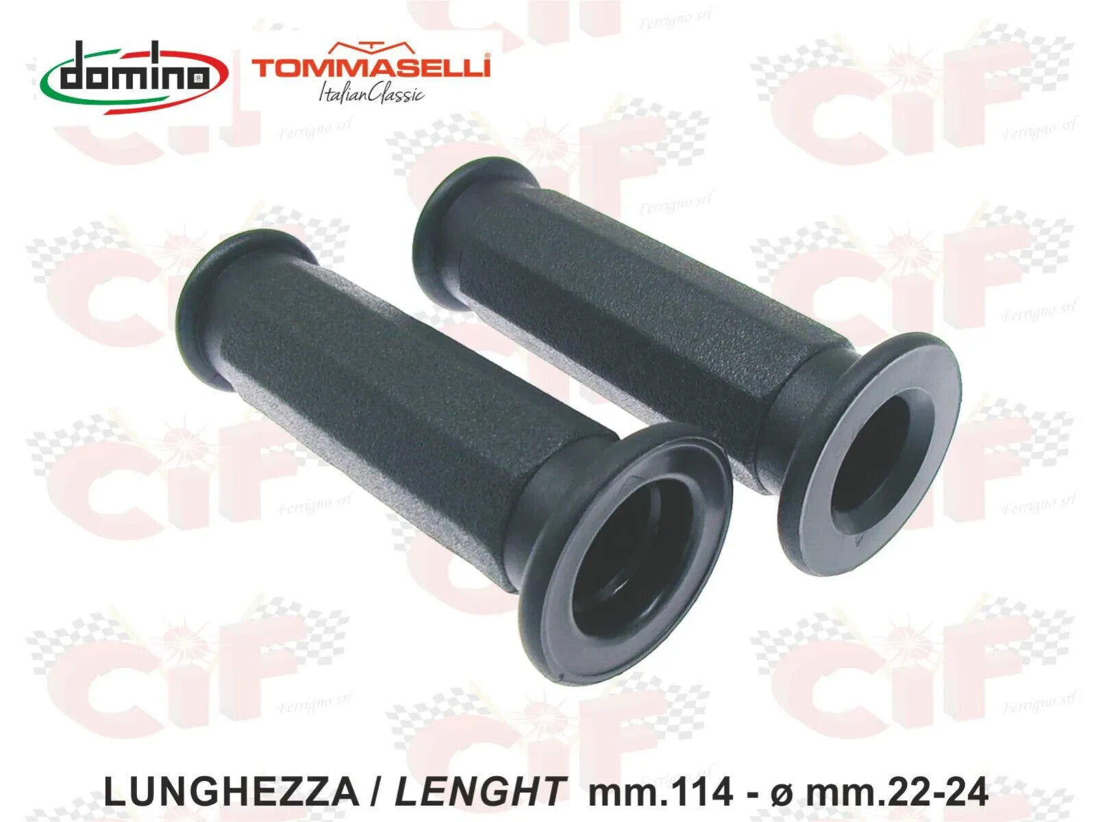 Vespa Piaggio Ciao Bravo Si Moped Mofa BLOCK Griffe Griffgummi SCHWARZ ORGINAL